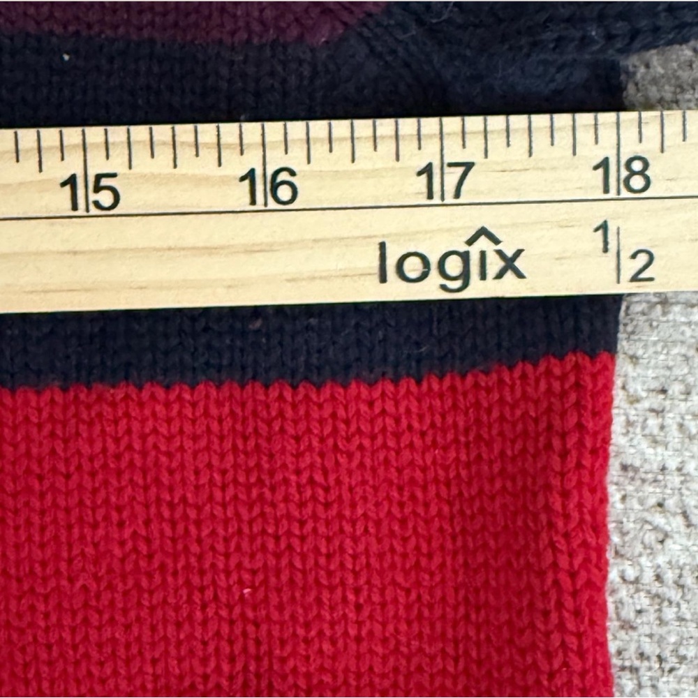 Brooks Brothers Women's Striped Merino Wool Crew Neck Sweater M Old Money Preppy - Picture 4 of 7